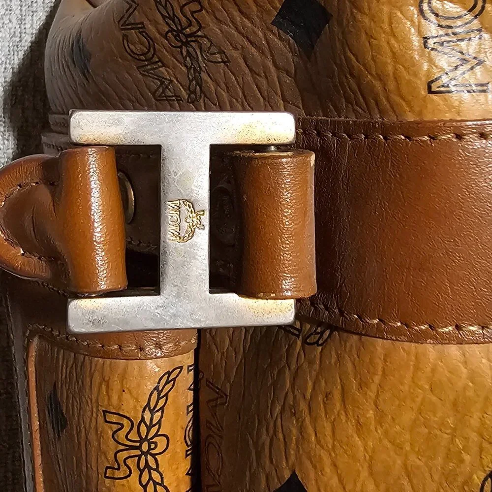 SOLD Vintage MCM Boston Cognac Visetos Handbag - Picture 11 of 16